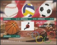 Grenada 2021 Znaczki Ark 8037-40 ** sport igrzyska olimpijskie Olimpiada