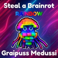 $10m/s |RAINBOW Graipuss Medussi w Steal a Brainrot |Brainrot gra |Roblox|
