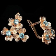 KOLCZYKI - NATURALNE TOPAZY