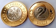 2021 r 2 zł złote MW * MENNICZE