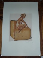 MEL RAMOS -Monterey Jackie (1965)- 57cm x 38.5cm -POP ART- (WARHOL, BANKSY)