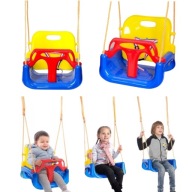 HUŚTAWKA OGRODOWA DLA DZIECI DO DOMU WISZĄCA NA LINACH KUBEŁKOWA SIEDZISKO