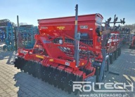 Siewnik Zbożowy Nadbudowany 2-Talerzowy Agregat Zestaw EURO-MASZ SNT30 3m