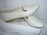 NOWE BUTY baleriny ECRU 100% SKORA NATURALNA 40 155 zl