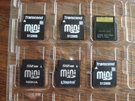 karta mini SD 512 mb