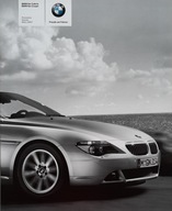 Prospekt BMW 6 Coupe E63 Cabrio E64 Cennik 3 / 2007