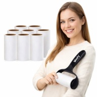 ROLKA WAŁEK DO CZYSZCZENIA UBRAŃ Z WŁOSÓW SIERŚCI 15 ROLEK 900x ARKUSZY