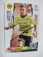 Karta panini autograf Borussia Mario Gotze Champions League