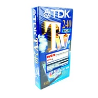 NOWA TDK 240 MIN 4 HOURS PUSTA KASETA VIDEO VHS
