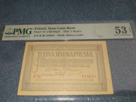 1919 1 marka (majowe) seria ICM PMG 53 EPQ