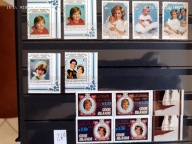 znaczki AITRUTAKI COOK Island Księżna Diana kl Pope D3