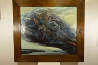 ANDRZEJ SIP LIPNIEWSKI OBRAZ OLEJ NA PŁÓTNIE 120 x 107 cm