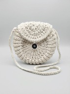 Ręcznie robiona torebka OREO na szydełku