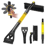 SZCZOTKOSKROBACZKA TELESKOPOWA OBRACANA SZCZOTKA 360 STOPNI NA ŚNIEG i LÓD