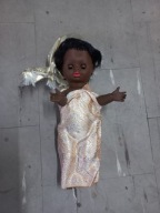 lalka PRL ciemnoskóra