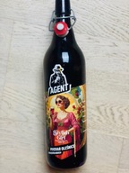 Butelka szklana z klipsem na Zapięcie Kralcha do piwa cydru 1 litr + GRATIS