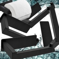 Uchwyt na papier Gockowiak metalowy ścienny czarny