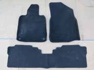 PEUGEOT 508 12-18 DYWANIKI WELUROWE CZARNE KOMPLET ORYGINAŁ!!!