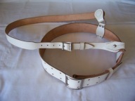 Biały pas z koalicyjką DDR, NVA, VOPO, rozm. 100.