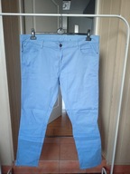 janina 48 spodnie dżins proste niebieskie strecz ze średnim stan