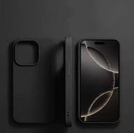 Silikonowe etui do APPLE iPhone 16 pro o kolorze Bayer Black