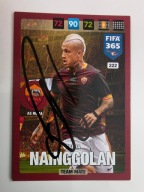 Karta panini autograf AS Roma Radja Nainggolan Fifa 365