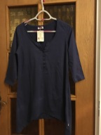 TUNIKA BLUZKA NOWA GRANAT(M) 38 FLG BOKI DŁUŻ METK