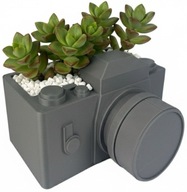 Doniczka Osłonka Artystyczna Dekoracyjna Aparat Fotograficzny Gadżet