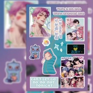KPop: Demon Hunters naklejki łowczynie demonów 4 kartki z naklejkami NOWE