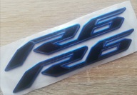 Emblematy YAMAHA R6 Black/Blue 2szt +Gift MOTUL