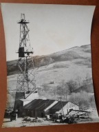 PRL geologia nafta wieża wiertnicza Jasło 1964 fot. Kwiatkowski duża
