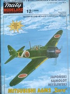 Mały Modelarz 12/2000 samolot Mitsubishi A6M2 Zero