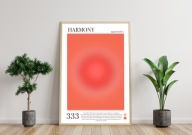 PLAKAT, LICZBY ANIELSKIE, AURA POSTER, 333, PLAKATY NA ŚCIANĘ, B2 50x70