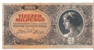 10 Miliardów Pengő = 10,000 Milpengő 1946 Królestwo Węgier Nikolas Horty