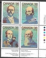 Kanada xx D986 wynalazcy rTv MNH VF