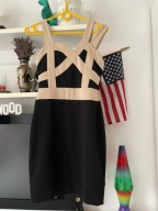 S praca BOOHOO CZERŃ BEŻ ARTYSTYCZNY fason