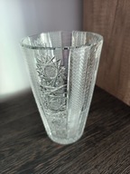 Kryształowy wazon PRL vintage 70.XX