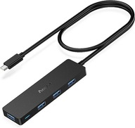 HUB 4 PORTY WIELOPORTOWY HUB USB 5GB/S KONCENTRATOR ACEELE USB 3.0