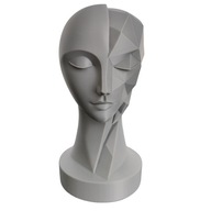 Figurka dekoracyjna rzeźba – Podwójna twarz|Dekoracja 3D minimalistyczny