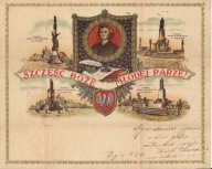 Gniezno Telegram Patriotyczny Adam Mickiewicz i Pomniki Lwów Warszawa Krakó