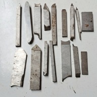 Nóż tokarski ( kpl 16 szt ) Stalka , stalki Stara Produkcja Globus duże.