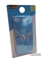 Etui case plecki do telefonu Iphone 6 / 6s / 7 / 8 niebieskie litera M