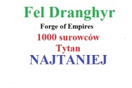 Forge of Empires 1000 surowców Tytan Fel Dranghyr