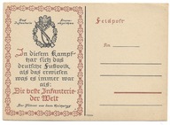 D10 FELDPOST Die beste Infanterie der Welt Sturmabzeichen Wehrmacht