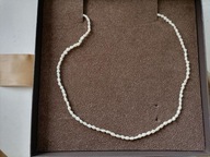 Naszyjnik z naturalnych pereł - ryż