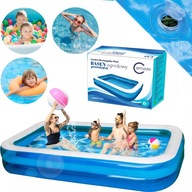 BASEN OGRODOWY DMUCHANY Duży Rodzinny prostokątny Ogród Taras 262 x 175cm