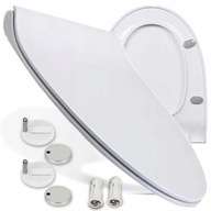 DESKA SEDESOWA WOLNOOPADAJĄCA KOŁO DO WC CLEAN TWARDA WYPINANA UNIWERSALNA