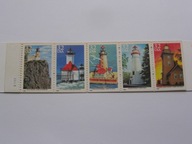 USA - Latarnie morskie - Mi. 2576-80 ** strona z zeszyciku