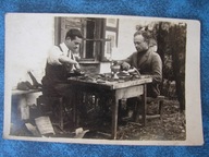 Szewc - przedwojenny zakład szewski - Warszawa Wola / stare zdjęcie