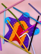 Sensoryczna Silikonowa Tablica Antystresowa Dwustronna Autyzm ADHD DENNMARK